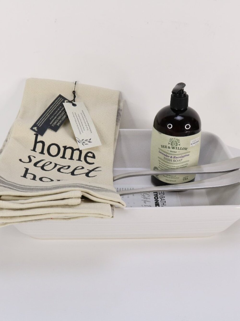 NEW Bee & Willow Dish + Dish Soap + Spoon Fork + Dishtowel * Wedding